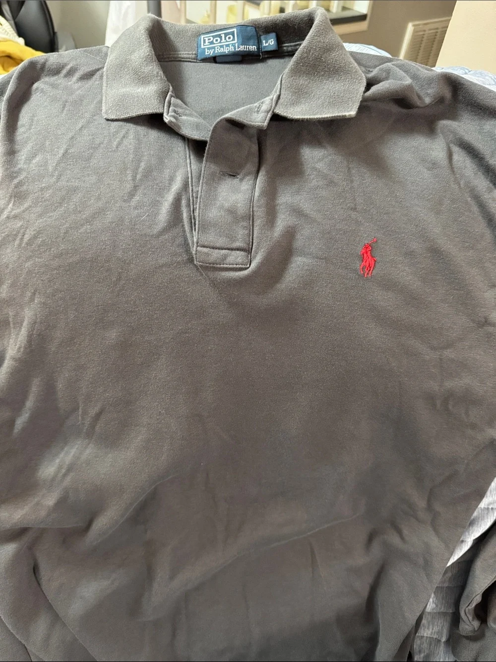 Polo by Ralph Lauren Brown Polo with Red Pony Embroidery